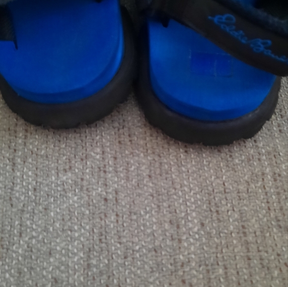 Eddie Bauer Sandals Velcro Women's Size 9 Color Blue and Black - Picture 3 of 5